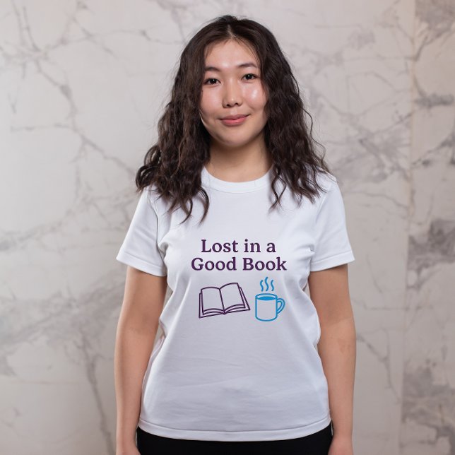 Lost in a Good Book | Cozy Reading Vibes Minimalis T Shirt (Skapare uppladdad)