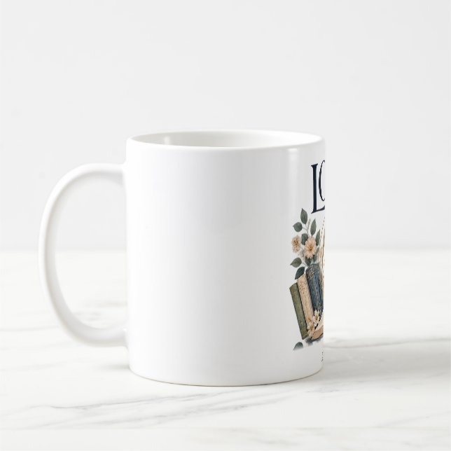 Lost in Books Literary Mug Kaffemugg (Vänster)