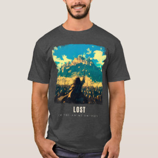 Lost in the Anime Multiverse Anime Streetwear vint T Shirt