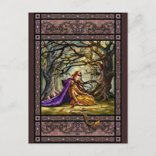 Lost in the Woods postcard Vykort
