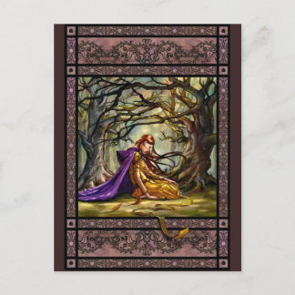 Lost in the Woods postcard Vykort