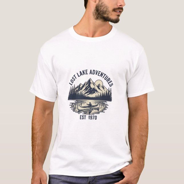 Lost Lake Äventyr T Shirt (Framsida)