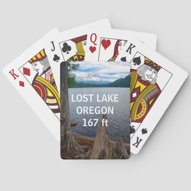 Lost Lake Playing Cards Casinokort (Baksidan)