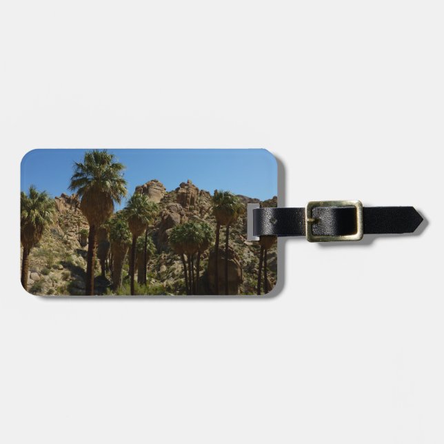 Lost Palms Oasis I vid Joshua Tree National Park Bagagebricka (Horisontell Framsida)