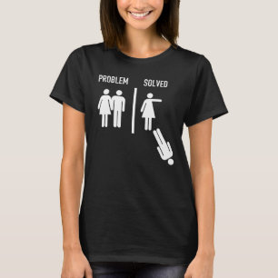 Löst problem - rolig skilsmässa för giftermål t shirt