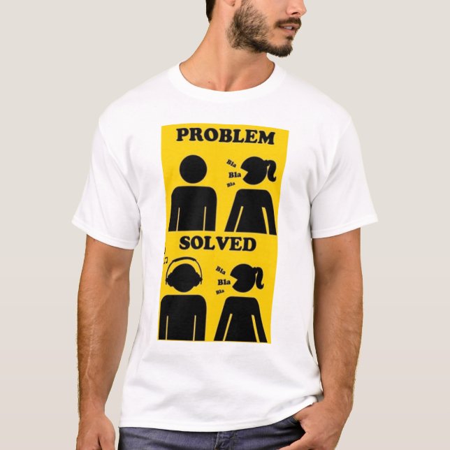 Löst problem t-shirt (Framsida)