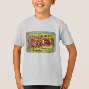 Löst skjortbröst annons för vintageläskedryck tee shirt
