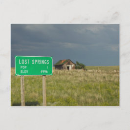 Lost Springs Wyoming vykort
