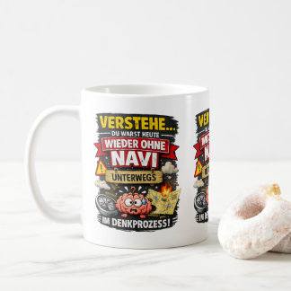 Lost Thought Process – Funny Brain Design Kaffemugg