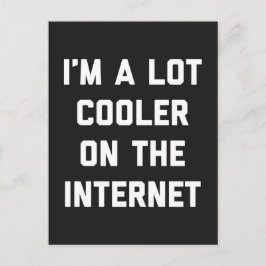 Lot Cooler på en rolig Internetoffert Vykort