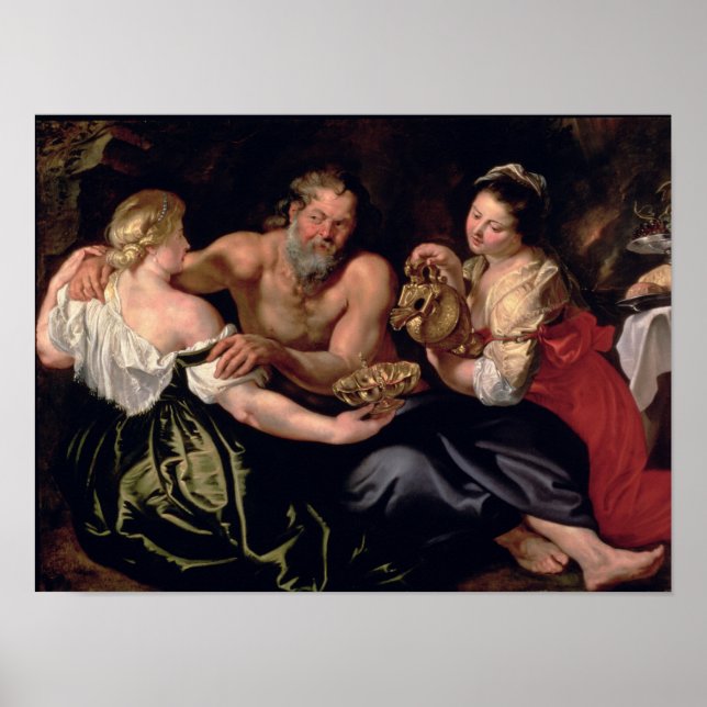 Lot och hans dotter poster (Framsidan)