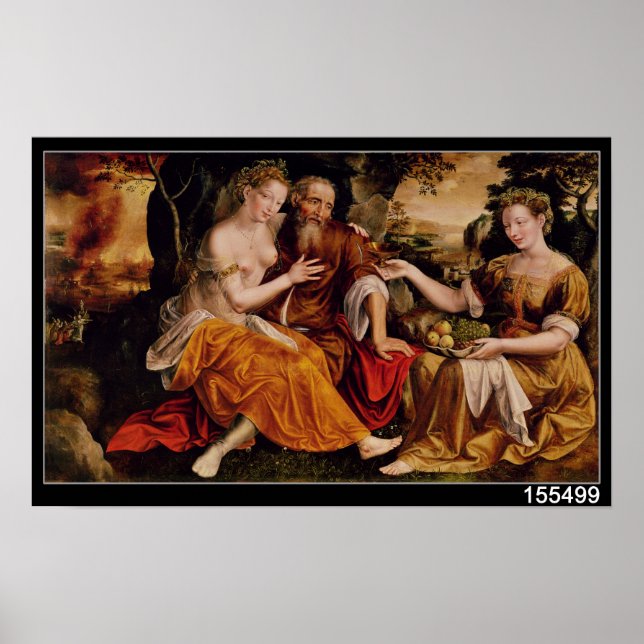 Lot och hans döttrar, 1565 poster (Framsidan)