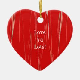 Lot Ya Lots Heart Ornament