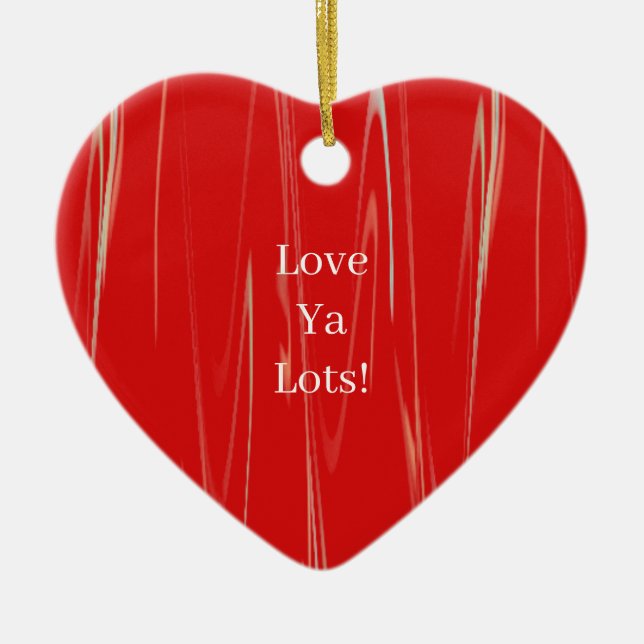 Lot Ya Lots Heart Ornament (Framsidan)