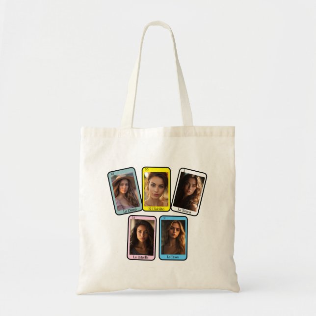 Loteria Mexican Bingo Game Bachelorette Tygkasse (Framsidan)