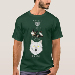 Loth råtta Loth cat Loth varg springa Plocka a väg T Shirt