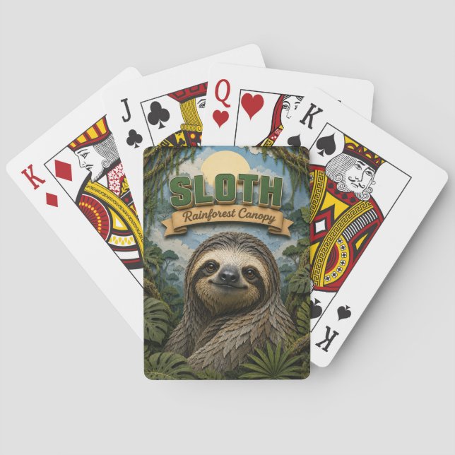 Loth regnskogskronor POPCUT Casinokort (Baksidan)