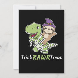 Loth-trick Rawr-godis T-rex-mumiekostym Julkort