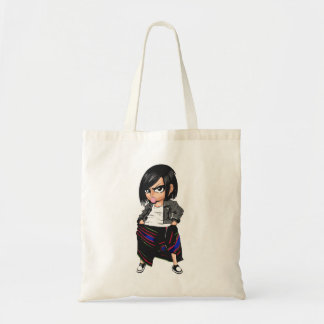Lotha Naga Girl Tribal Tote Bag Tygkasse