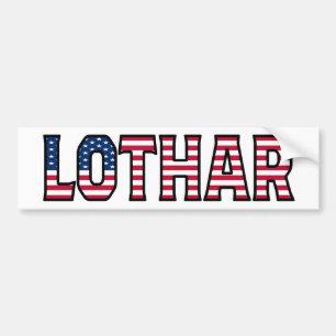 Lothar Namn Vorname USA Aufkleber Sticker Auto Bildekal