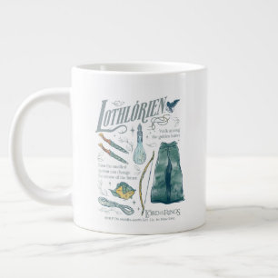 LOTHLORIEN™ Akvarell Collage Grafik Jumbo Mugg