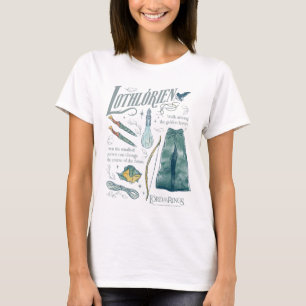 LOTHLORIEN™ Akvarell Collage Grafik T Shirt