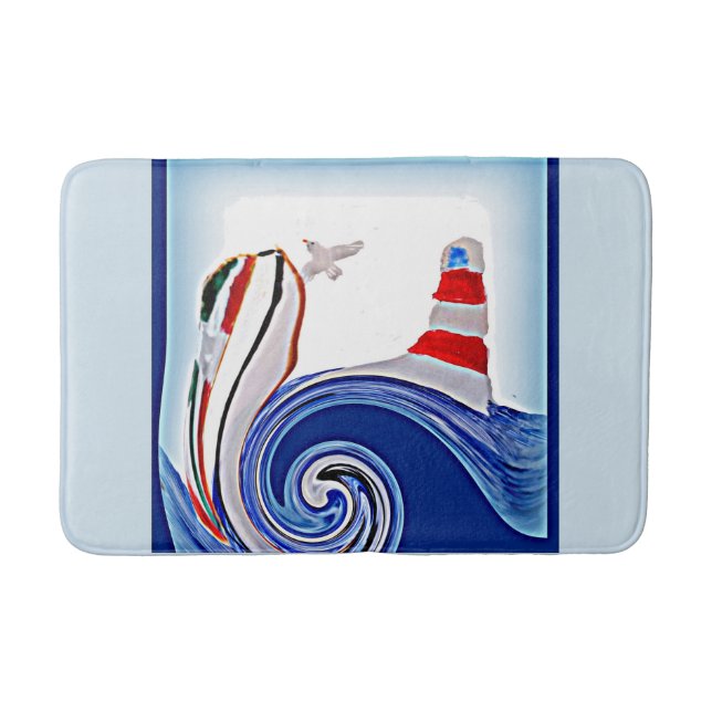 Lothouse Boat Nautical Badrumsmatta (Framsidan)