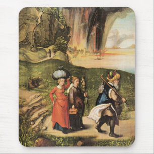 Lot's Escape, berömd av Albrecht Durer, Musmatta