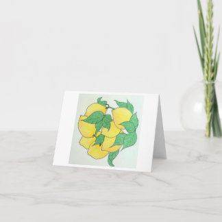 Lot's of Lemons Greeting Card Tack Kort