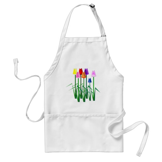 Lots O'Tulips Apron Förkläde (Framsidan)