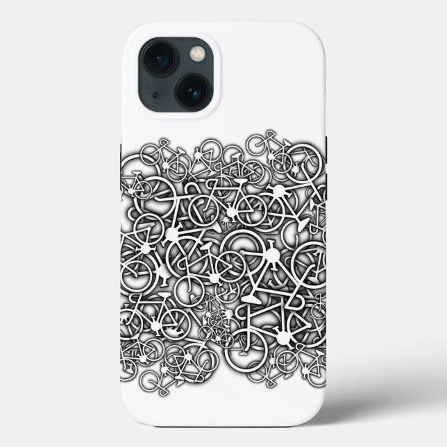 Lotsa Bikes Anpassade iphone case (Baksida)