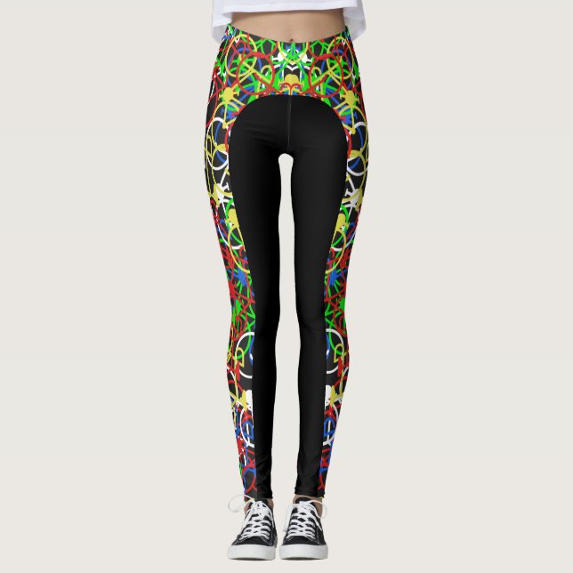 Lotsa Färgad Bicycles - Cyclist's Leggings (Framsida)