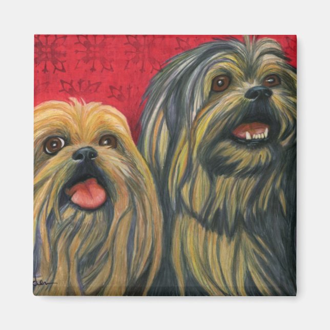 Lotsa Lhasa Kärlek Magnet (Framsidan)