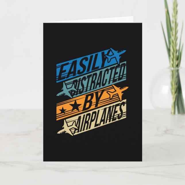 Lotsagarfond - Distraherad av flygplan Kort (Framsida)