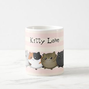 lott- och raddakawaiikatter kaffemugg