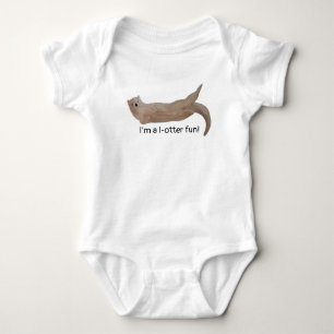 Lotta Roligt Cute Pun Otter T Shirt