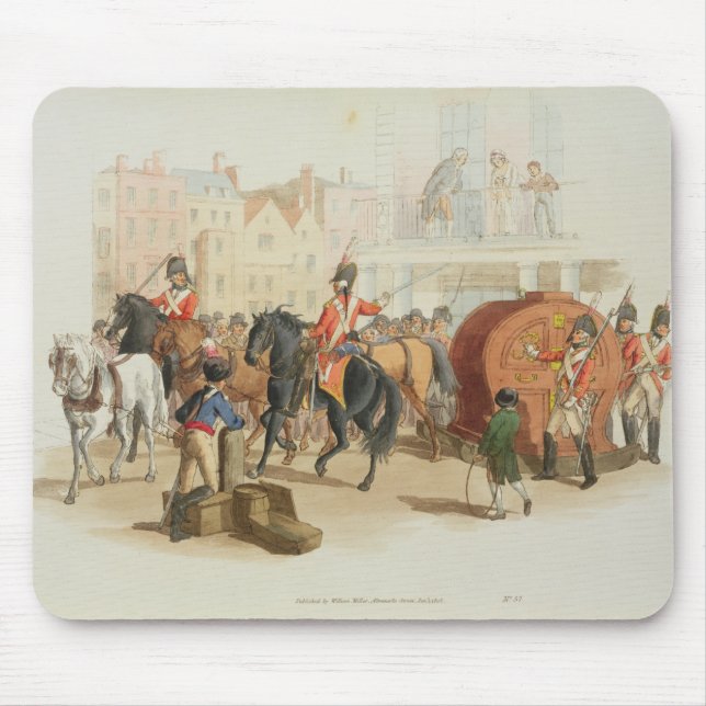 Lotterit rullar, inristat av konstnären, 1805 (a musmatta (Framsidan)