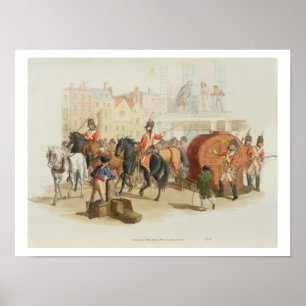 Lotterit rullar, inristat av konstnären, 1805 (a poster