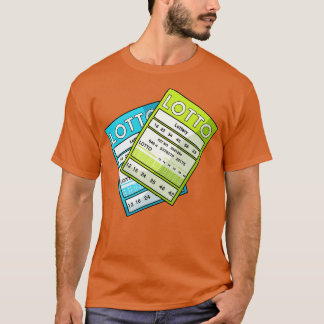 Lottery Biljett Win Winner T Shirt