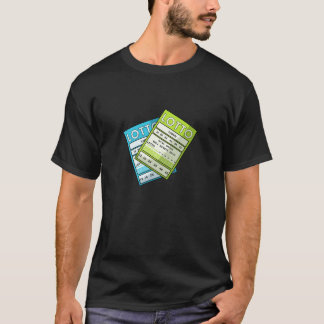 Lottery Biljett Win Winner T Shirt