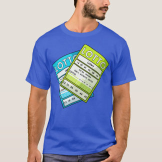Lottery Biljett Win Winner T Shirt