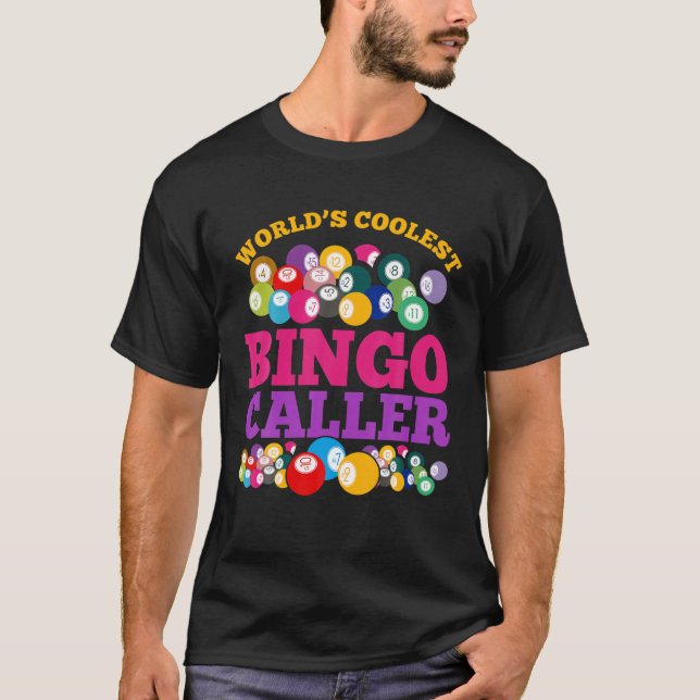 Lottery Bingo Winner Gift Worlds Coolest Bingo Cal T Shirt (Framsida)
