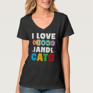 Lottery Cat Gambling Bingo Player Pet Cat Owner B T Shirt