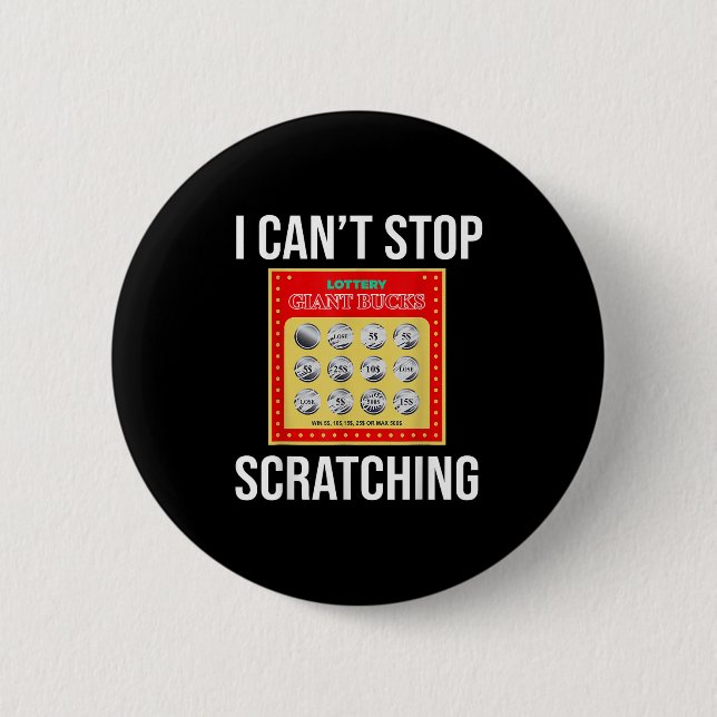Lottery I Can't Stop Scratching - Scratch Ticket  Knapp (Framsida)