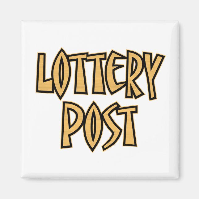 Lottery Post Magnet (Framsidan)