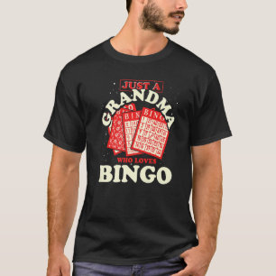 Lotto Retrött Bingo Player Granny Grandma Retireme T Shirt