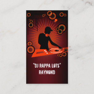LottRaymond för DJ Rappa visitkort