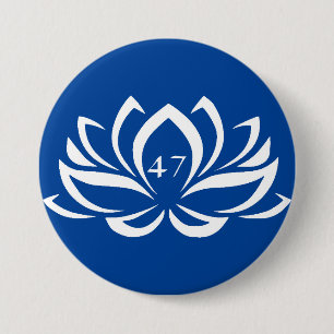 Lotus 47 Button 47th Potus Kamala Harris Knapp