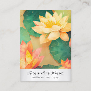 *~* Lotus 4 Konst   FOTO Natur Blommor QR AP67 Visitkort