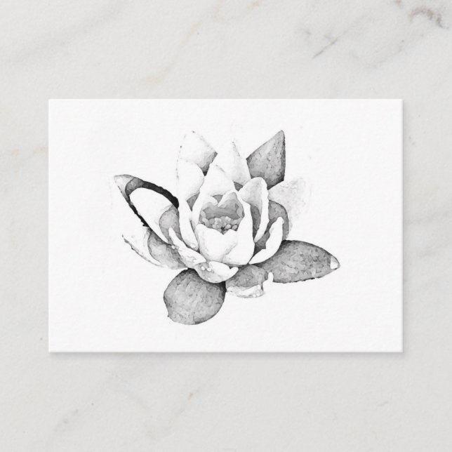 LOTUS-AFFÄRSKORT VISITKORT (Framsida)